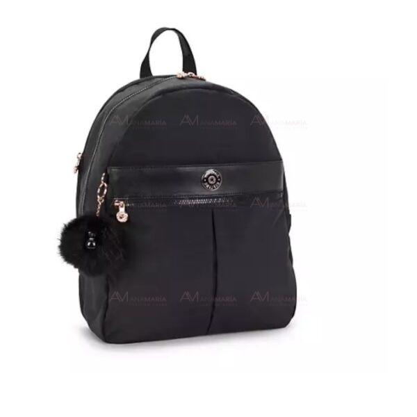 Backpack mochila negra Kipling - Imagen 2