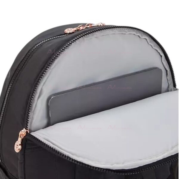 Backpack mochila negra Kipling - Imagen 4