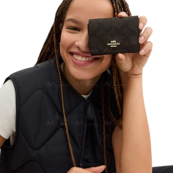 Cartera negra Coach - Imagen 6