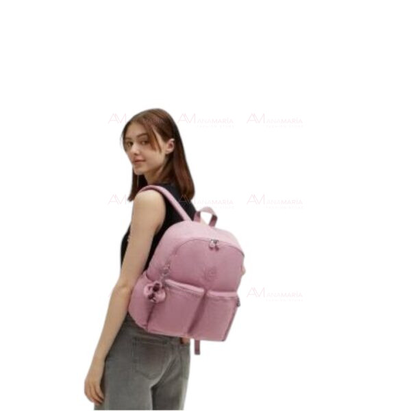 Backpack mochila rosa Kipling - Imagen 2