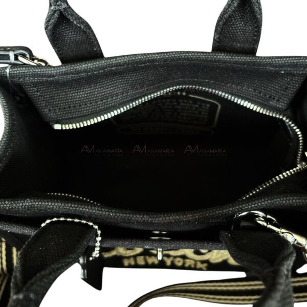 Bolsa tote negra Coach - Imagen 3