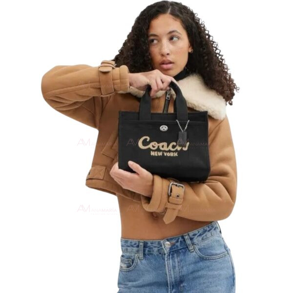 Bolsa tote negra Coach - Imagen 4
