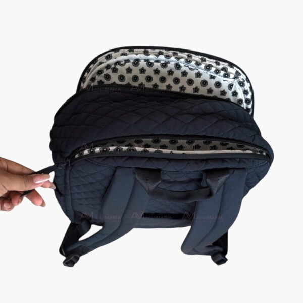 Mochila essential grande negra Vera Bradley - Imagen 4