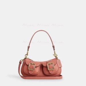 Bolsa bandolera rosa Coach