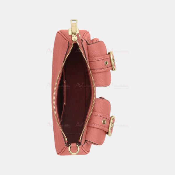 Bolsa bandolera rosa Coach - Imagen 5