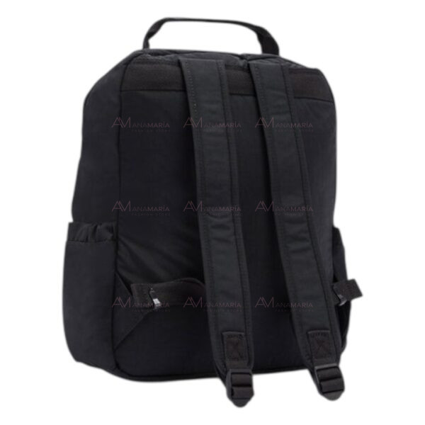 Backpack mochila cuadrada negra Kipling - Imagen 4