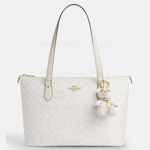 Accesorio para bolsas oso blanco Coach - Imagen 5