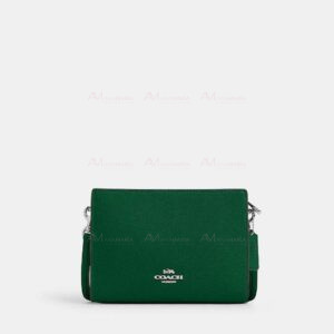 Bolsa bandolera verde Coach