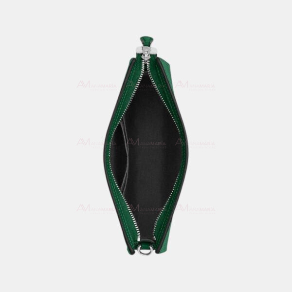 Bolsa bandolera verde Coach - Imagen 4