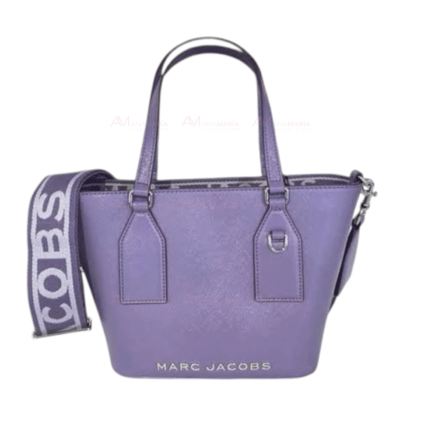 Bolsa piel sintética morada Mark Jacobs - Imagen 2