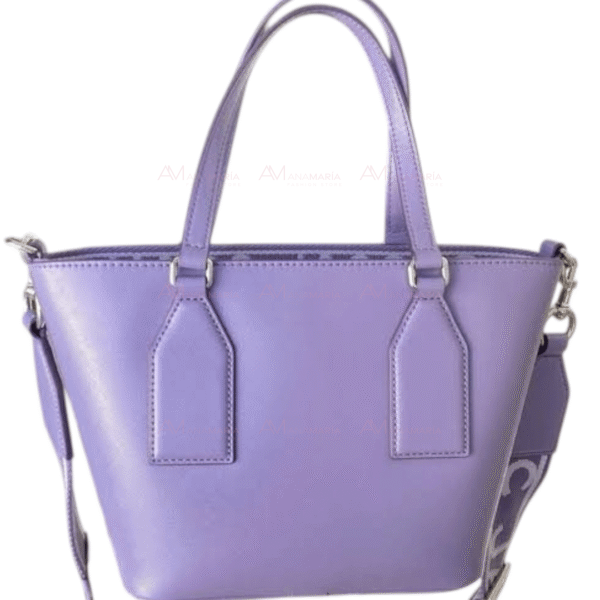 Bolsa piel sintética morada Mark Jacobs - Imagen 3