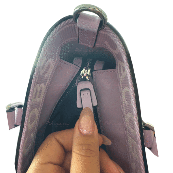 Bolsa piel sintética morada Mark Jacobs - Imagen 4