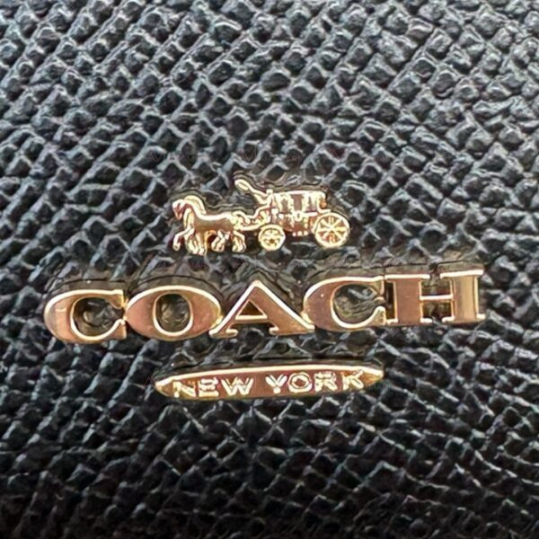 Tarjetero  negro Coach - Imagen 4